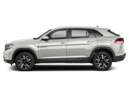 Pure White 2021 Volkswagen Atlas Cross Sport 2.0T SE w/Technology