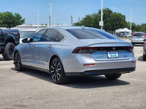 Solar Silver Metallic 2025 Honda Accord Hybrid Touring