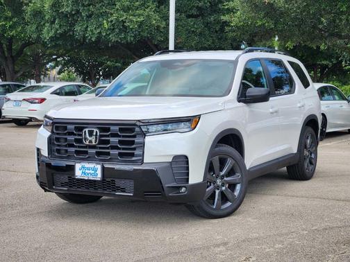 Platinum White Pearl 2026 Honda Pilot Sport