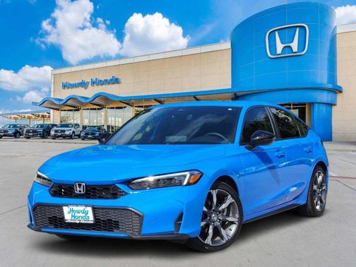 Boost Blue Pearl 2026 Honda Civic Hybrid Sport Touring