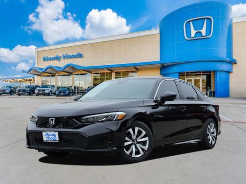 Crystal Black Pearl 2026 Honda Civic LX