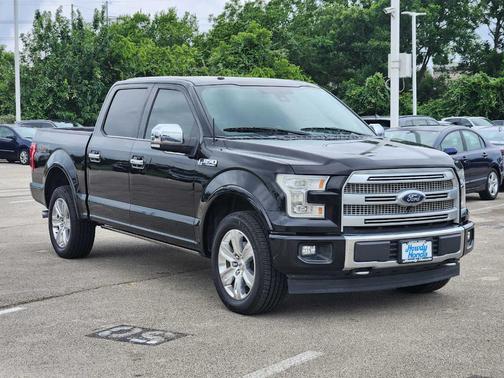 Shadow Black 2017 Ford F-150 Platinum