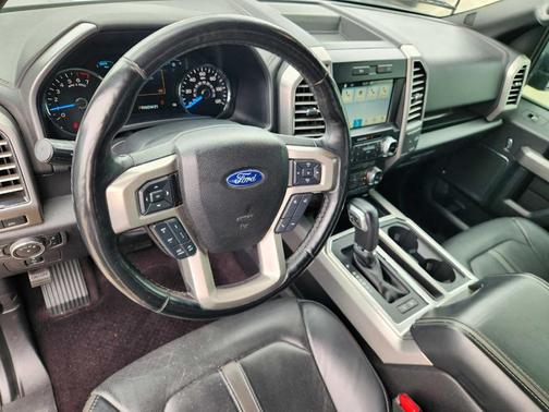 Shadow Black 2017 Ford F-150 Platinum