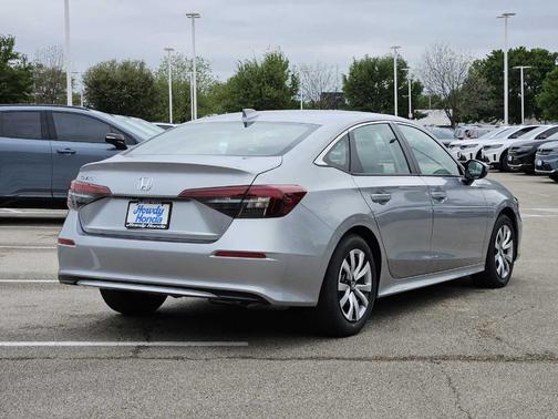 Solar Silver Metallic 2026 Honda Civic LX
