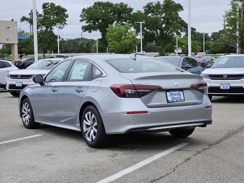 Solar Silver Metallic 2026 Honda Civic LX