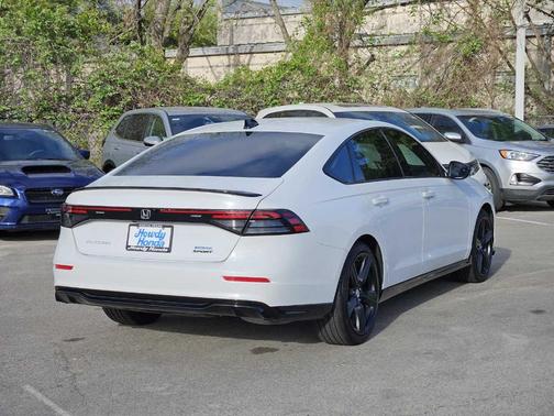 White 2025 Honda Accord Hybrid Sport-L