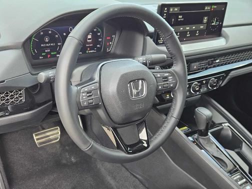 White 2025 Honda Accord Hybrid Sport-L