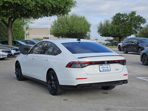 White 2025 Honda Accord Hybrid Sport-L