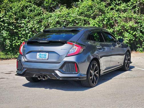 Gray 2018 Honda Civic Sport
