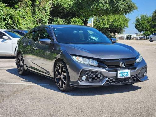 Gray 2018 Honda Civic Sport