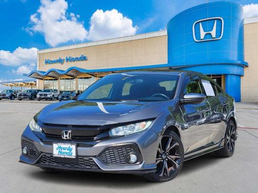 Gray 2018 Honda Civic Sport