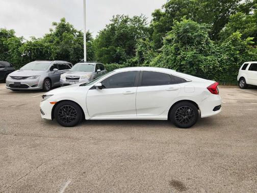 Platinum White Pearl 2020 Honda Civic LX