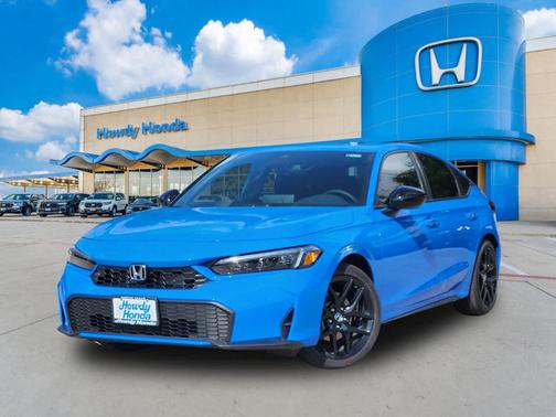 Boost Blue Pearl 2026 Honda Civic Hybrid Sport