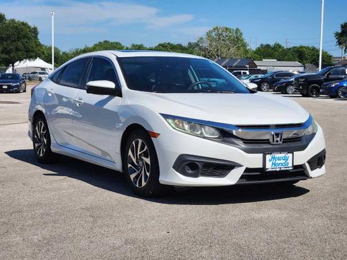White Orchid Pearl 2018 Honda Civic EX