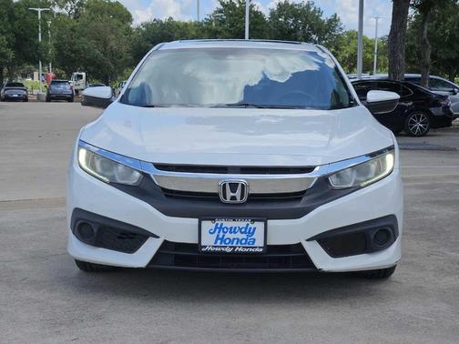 White Orchid Pearl 2018 Honda Civic EX