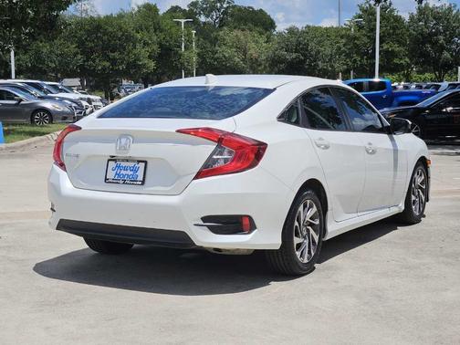 White Orchid Pearl 2018 Honda Civic EX
