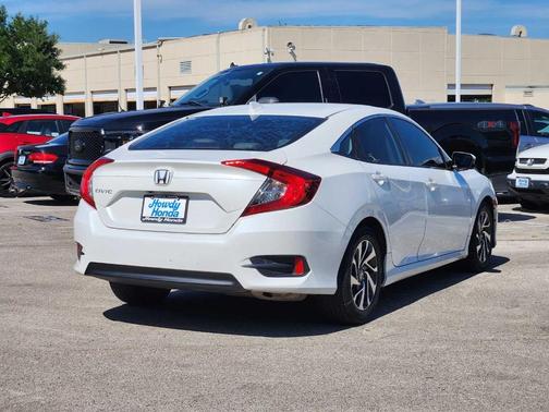 White Orchid Pearl 2018 Honda Civic EX