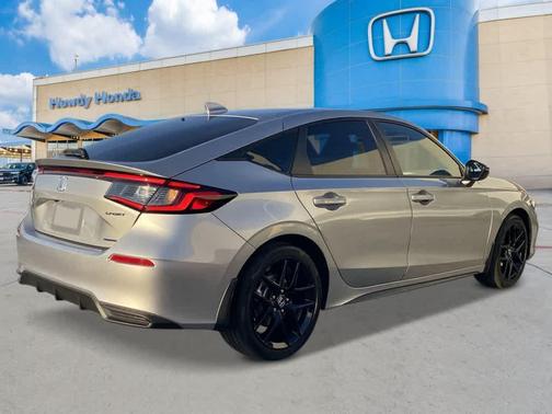 Solar Silver Metallic 2026 Honda Civic Hybrid Sport