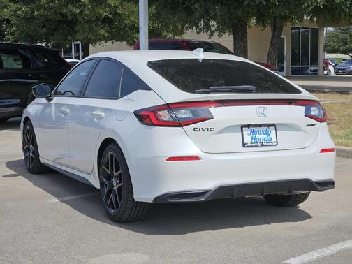 Platinum White Pearl 2026 Honda Civic Sport