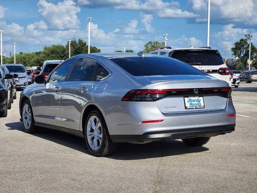 Solar Silver Metallic 2025 Honda Accord LX
