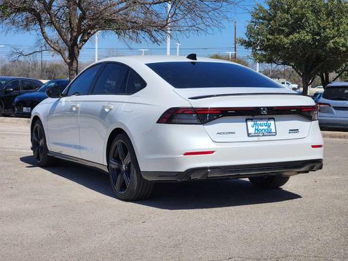 Platinum White Pearl 2026 Honda Accord Hybrid Sport-L