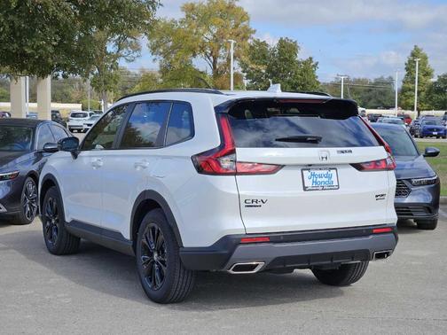 Platinum White Pearl 2026 Honda CR-V Hybrid Sport Touring