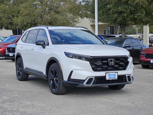 Platinum White Pearl 2026 Honda CR-V Hybrid Sport Touring