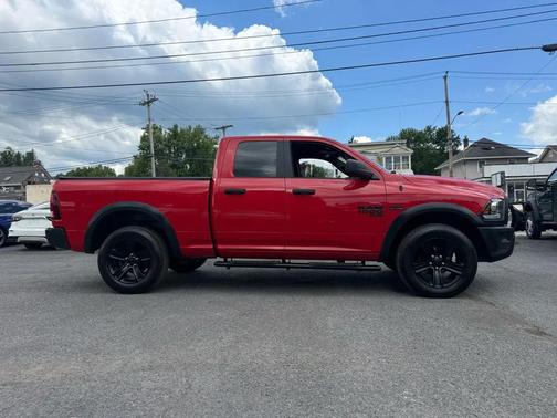 Flame Red Clearcoat 2021 RAM 1500 Classic Warlock Quad Cab 4x4 6'4' Box