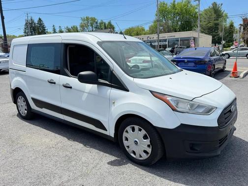 Frozen White 2020 Ford Transit Connect XL Cargo Van