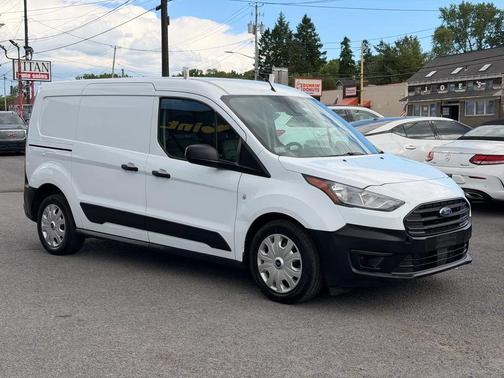 Frozen White 2022 Ford Transit Connect XL Cargo Van