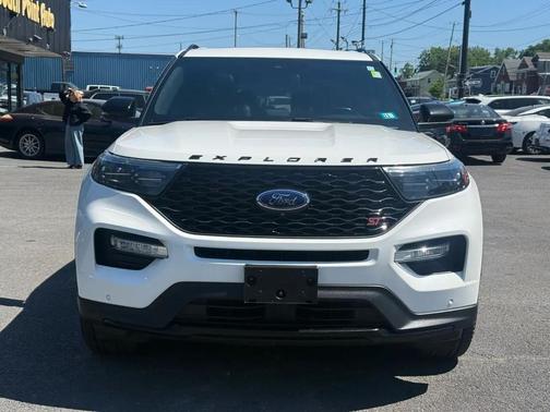 Star White Metallic Tri-Coat 2020 Ford Explorer ST