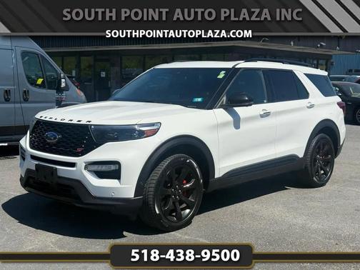 Star White Metallic Tri-Coat 2020 Ford Explorer ST
