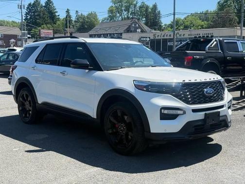 Star White Metallic Tri-Coat 2020 Ford Explorer ST