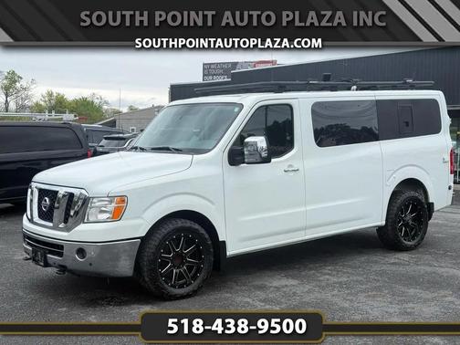 White 2018 Nissan NV Passenger NV3500 HD SL V8