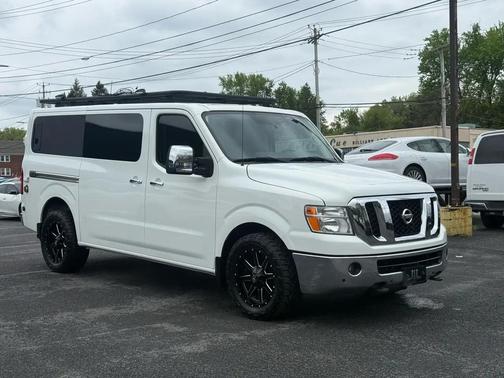 White 2018 Nissan NV Passenger NV3500 HD SL V8
