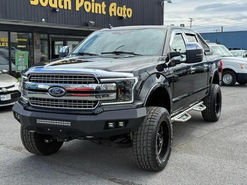 Shadow Black 2018 Ford F-150 Lariat