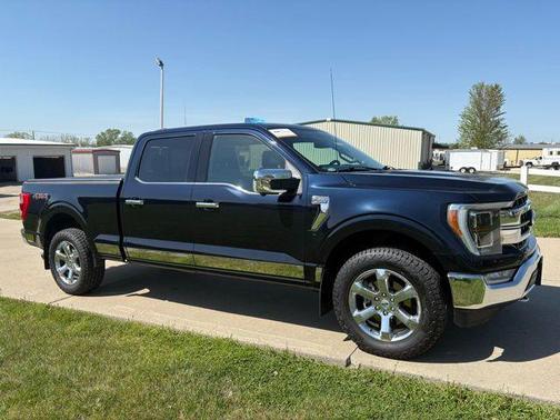 Blue Metallic 2021 Ford F-150 Lariat