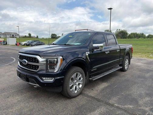 Antimatter Blue Metallic 2022 Ford F-150 Platinum