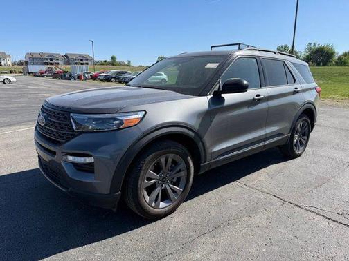 Gray Metallic 2024 Ford Explorer XLT