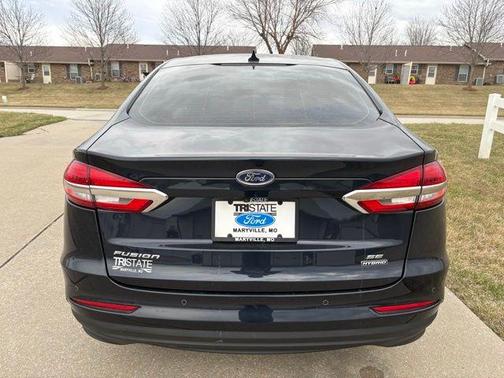 Blue 2020 Ford Fusion Hybrid SE