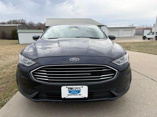Blue 2020 Ford Fusion Hybrid SE