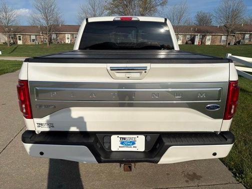 White Platinum Clearcoat Metallic 2015 Ford F-150 Platinum