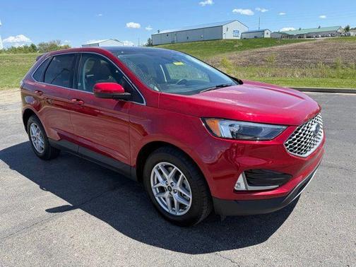 Red Metallic 2023 Ford Edge SEL