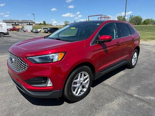 Red Metallic 2023 Ford Edge SEL