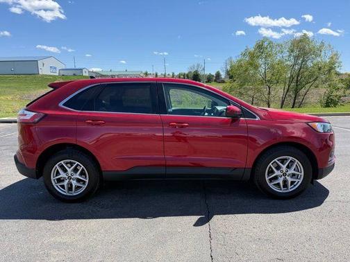Red Metallic 2023 Ford Edge SEL