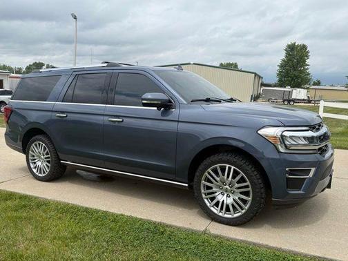 Blue Metallic 2023 Ford Expedition Max Limited