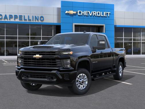 Black 2026 Chevrolet Silverado 2500 4WD Crew Cab 159" Work Truck