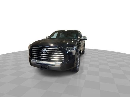 Midnight Black Metallic 2023 Toyota Tundra Capstone Hybrid CrewMax 5.5' Bed (Natl)