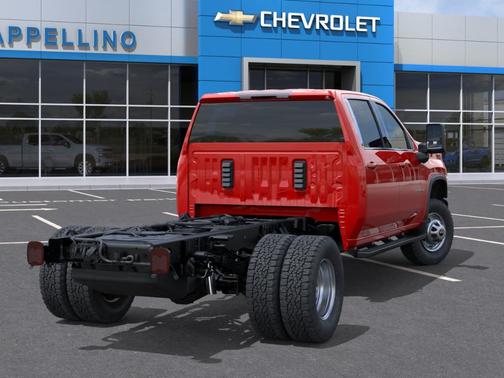 Red Hot 2026 Chevrolet Silverado 3500 4WD Crew Cab 177" WB, 60" CA Work Truck