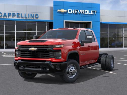 Red Hot 2026 Chevrolet Silverado 3500 4WD Crew Cab 177" WB, 60" CA Work Truck